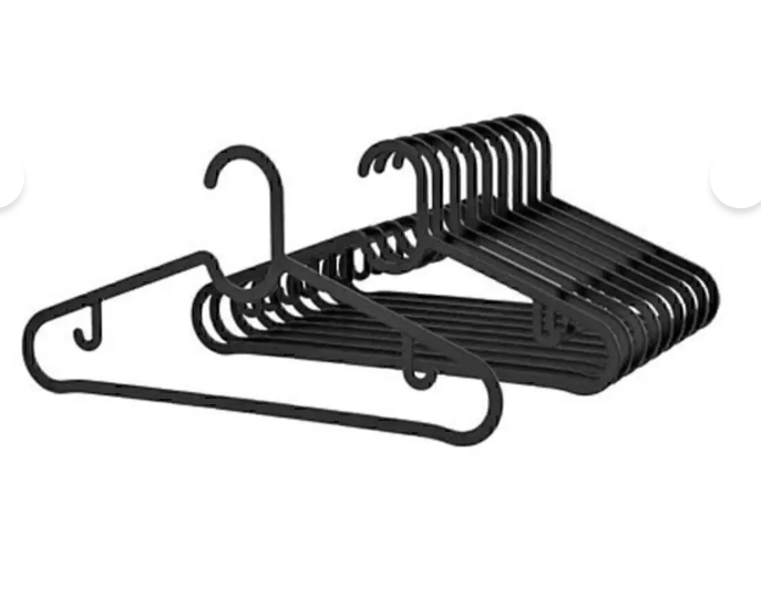 IKEA Spruttig 10 pieces,  black, clothes hanger
