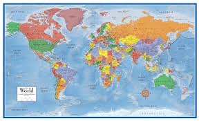 Globe Map Wall